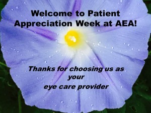 Welcome to patient appreciation week at aea!